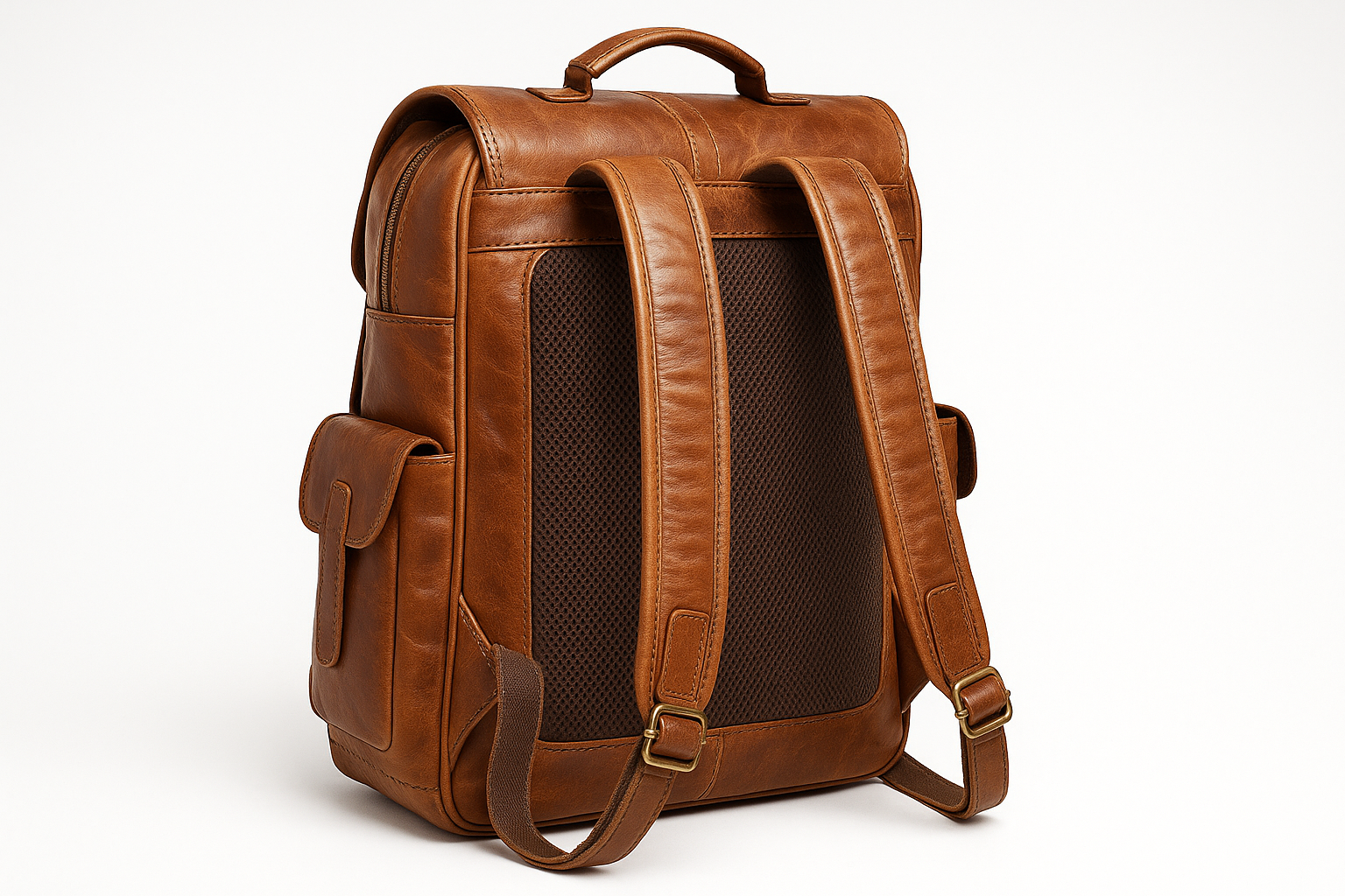 Men's Vintage Leather Backpack - Urban Explorer Collection