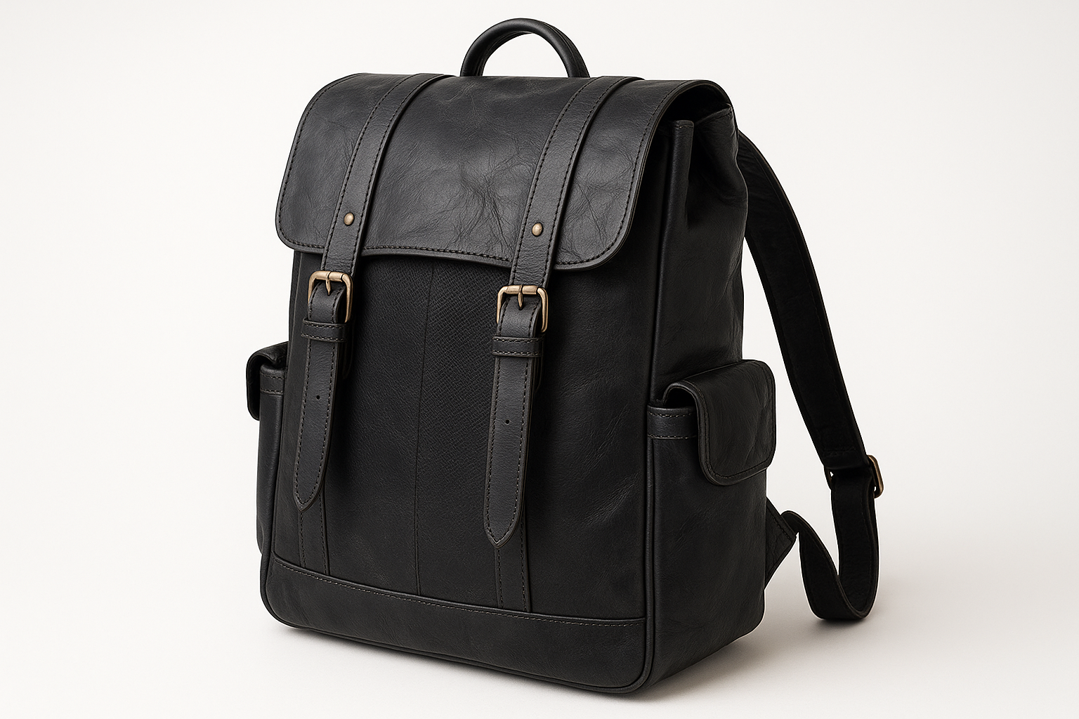 Men's Vintage Leather Backpack - Urban Explorer Collection